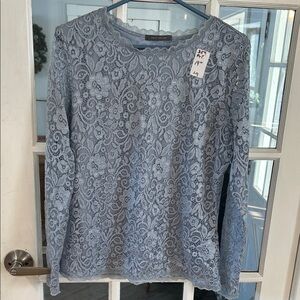 Elegant Lace Long Sleeve Blouse